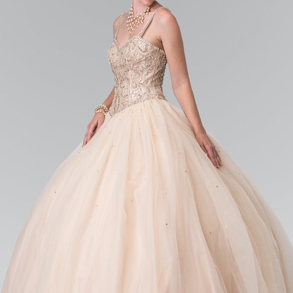 Sweetheart Neck Ballgown Shape Prom Dress GSGL2602